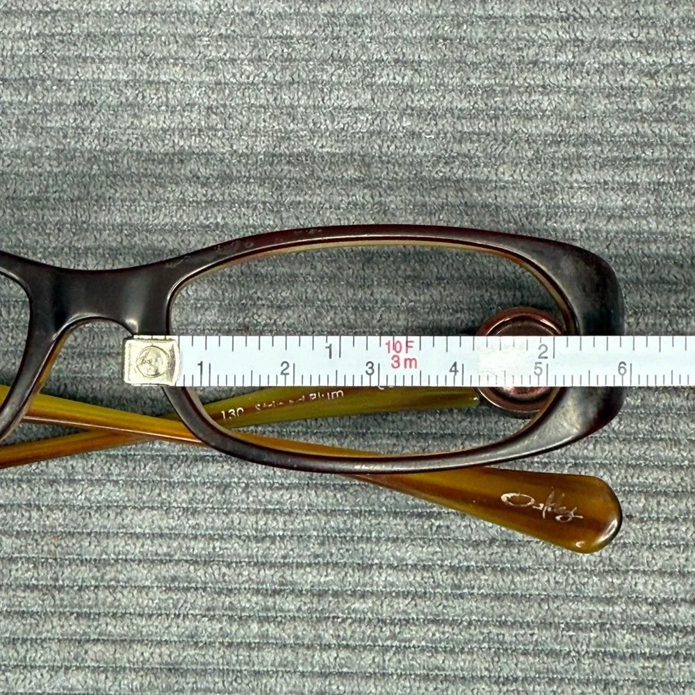Oakley Spontaneous 2.0 Eyeglasses Striped Plum Rectangular Frames 130 52-16 Y2k‎